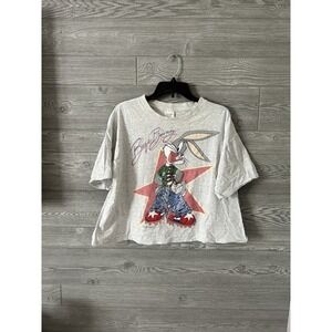 Vintage 1994 Warner Bros Bugs‎ Bunny Graphic T Shirt College Ware USA One size